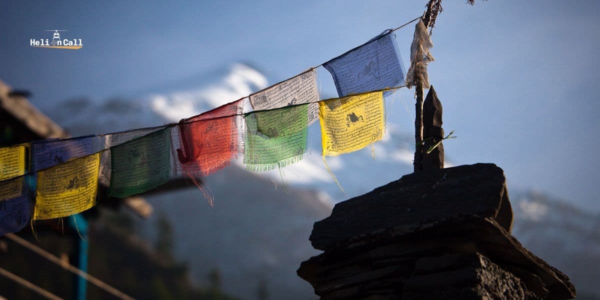 cultural helicopter joruney in nepal