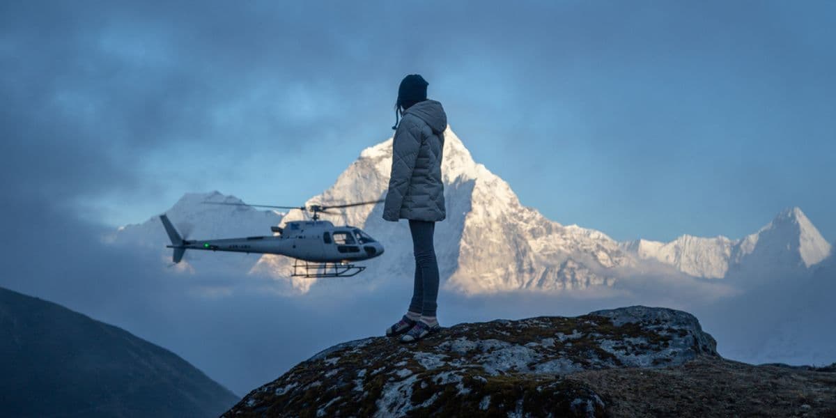 best season for EBC heli tour