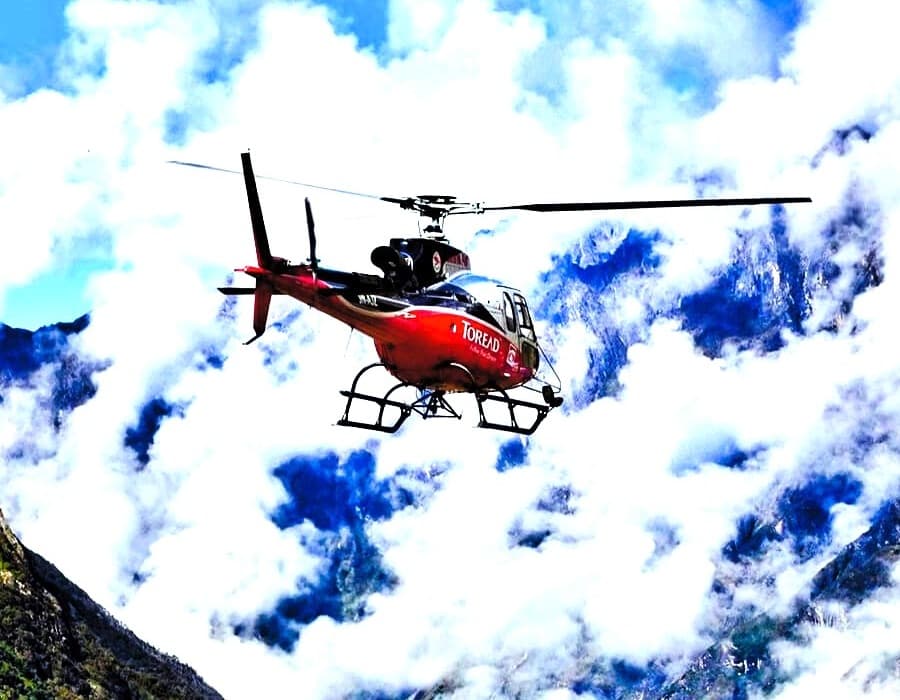 Search and Rescue Helicopter in Nepal
